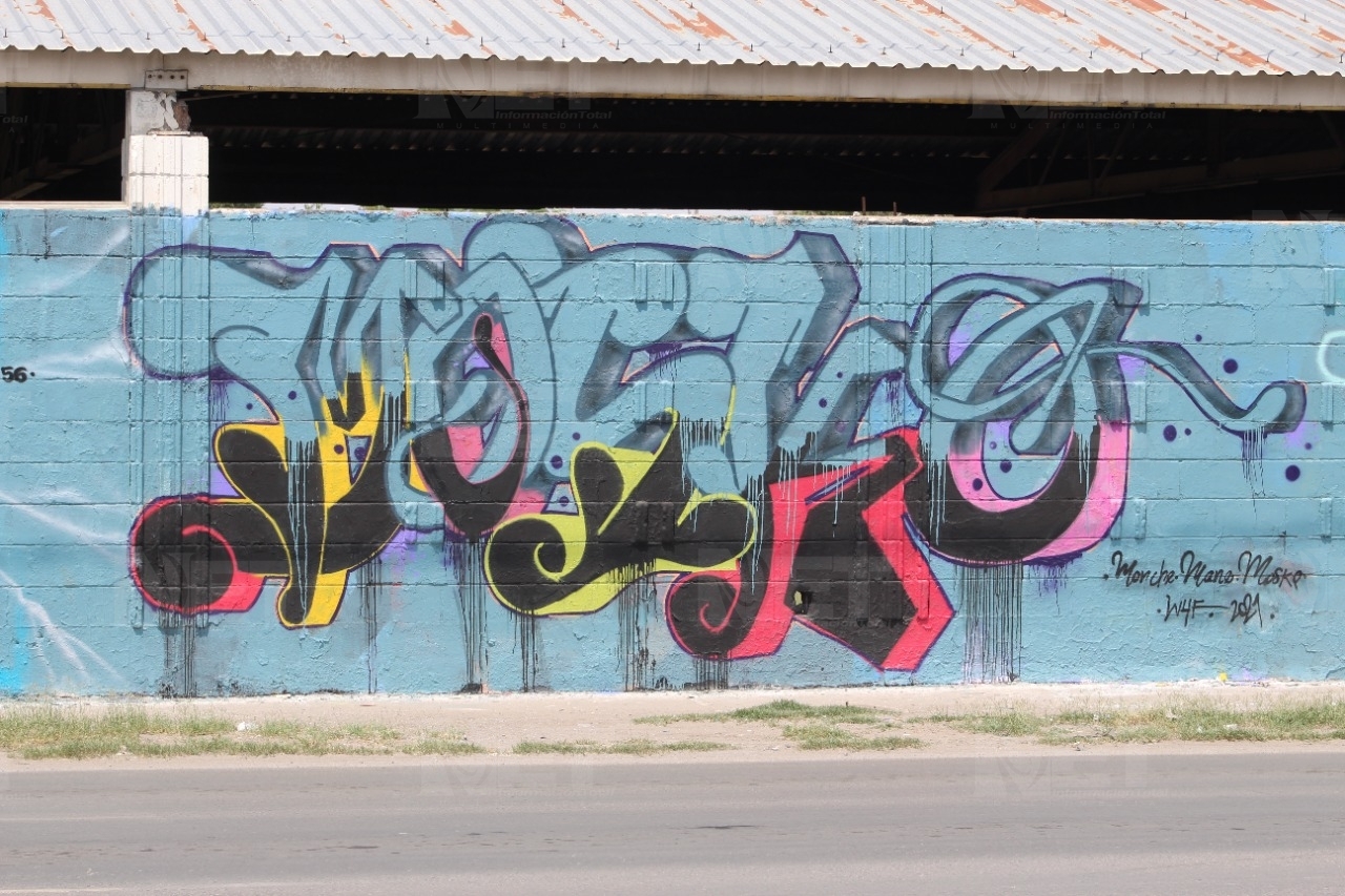 Desaparece mural de Kiss en avenida De la Raza