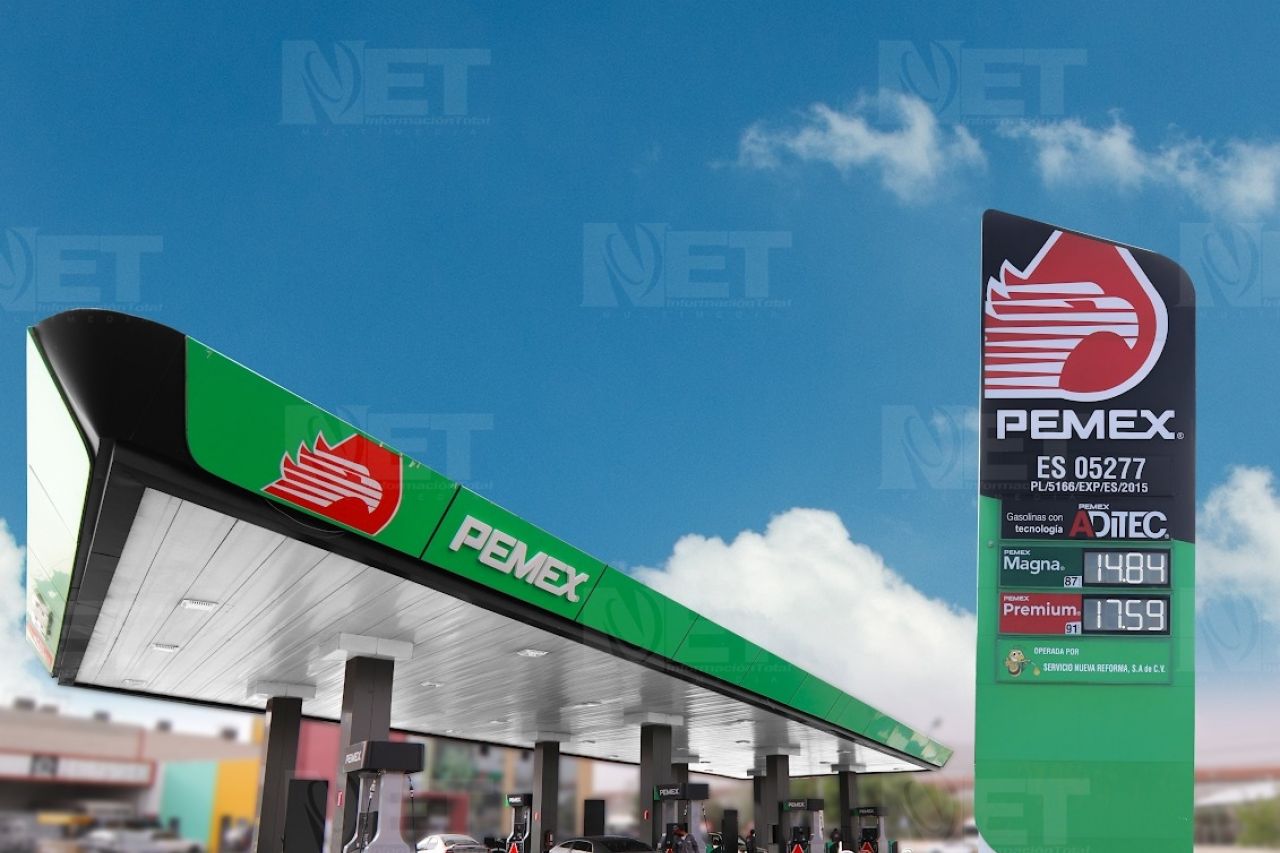 Baja precio de gasolina a $14.84 en Juárez