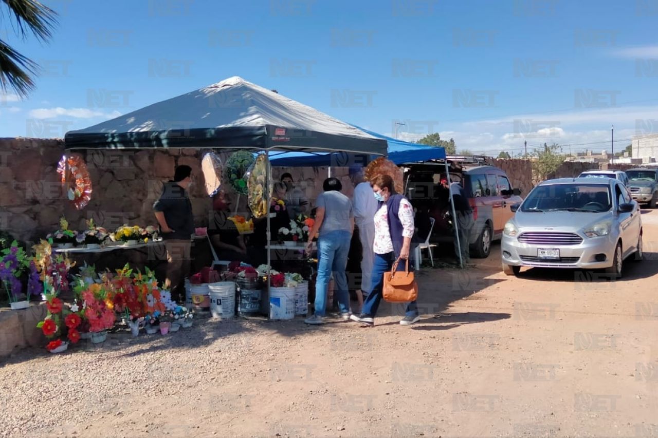 Pocos vendedores en Panteón Colina de Chihuahua