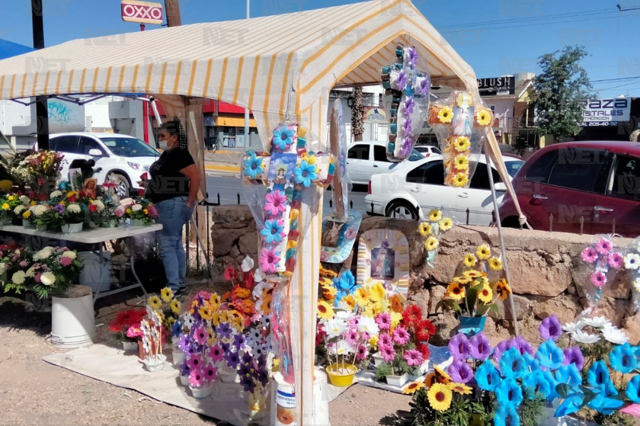 Pocos vendedores en Panteón Colina de Chihuahua