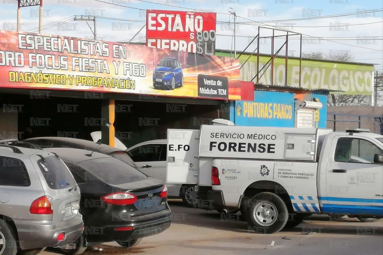 Matan a uno en taller mecánico de Riberas del Bravo