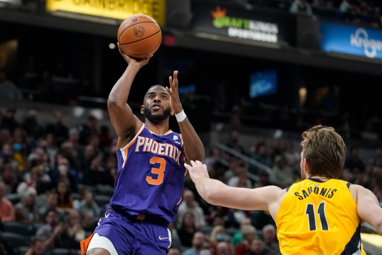 Los líderes Suns vencen a Pacers