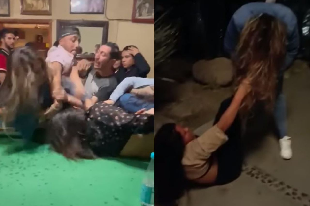 Video: ‘Eso querían’; mujeres protagonizan pelea en bar