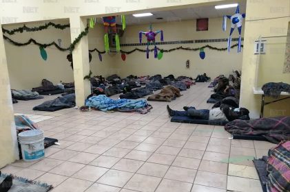 Se resguardan 53 indigentes del frío en albergue