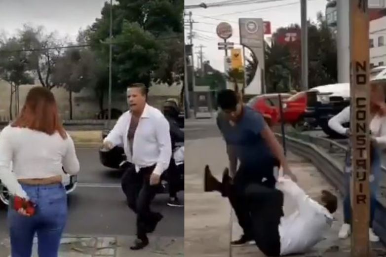 Video: ¡Hay tiro! Alfredo Adame pelea con familia en la calle