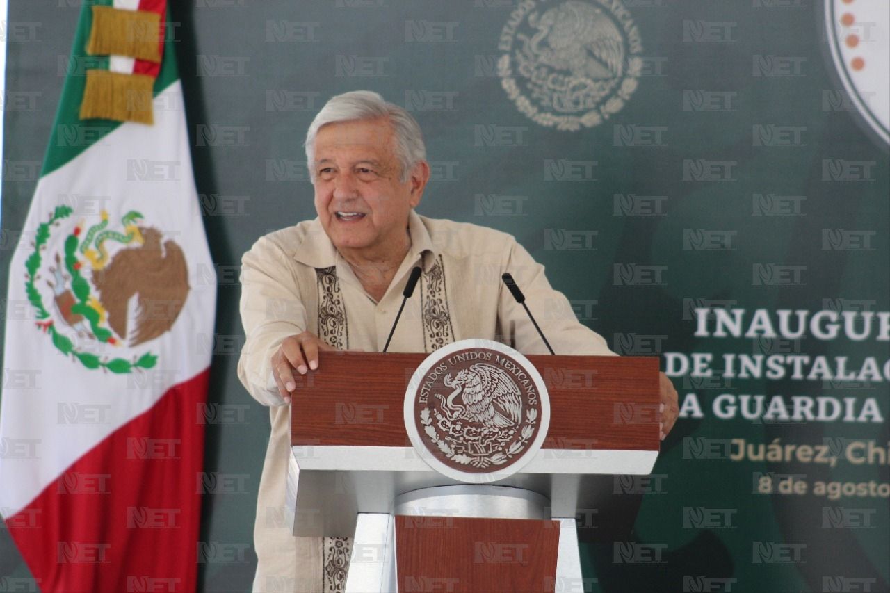 Llega AMLO para supervisar Aduana y seguridad