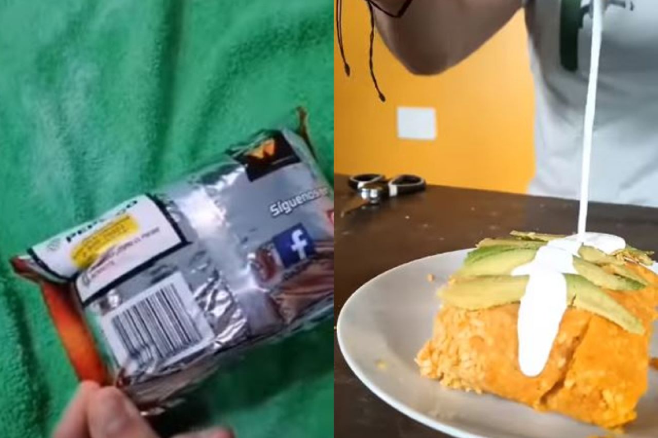 Video: Crea un tamal con doritos, maruchan y una toalla