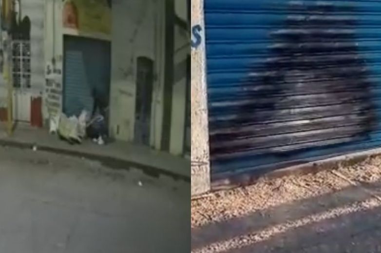 Video: Hombre prende fuego a indigente en Aguascalientes