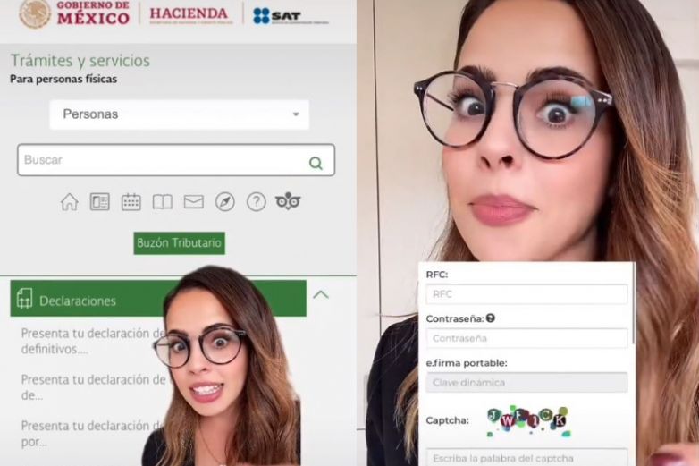 SAT para dummies explica en TikTok cómo hacer la declaración anual