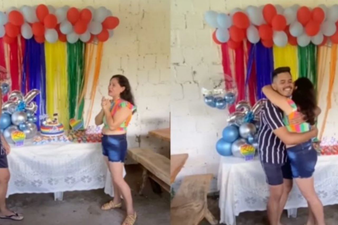 Video: Hace fiesta para celebrar que su hijo es gay