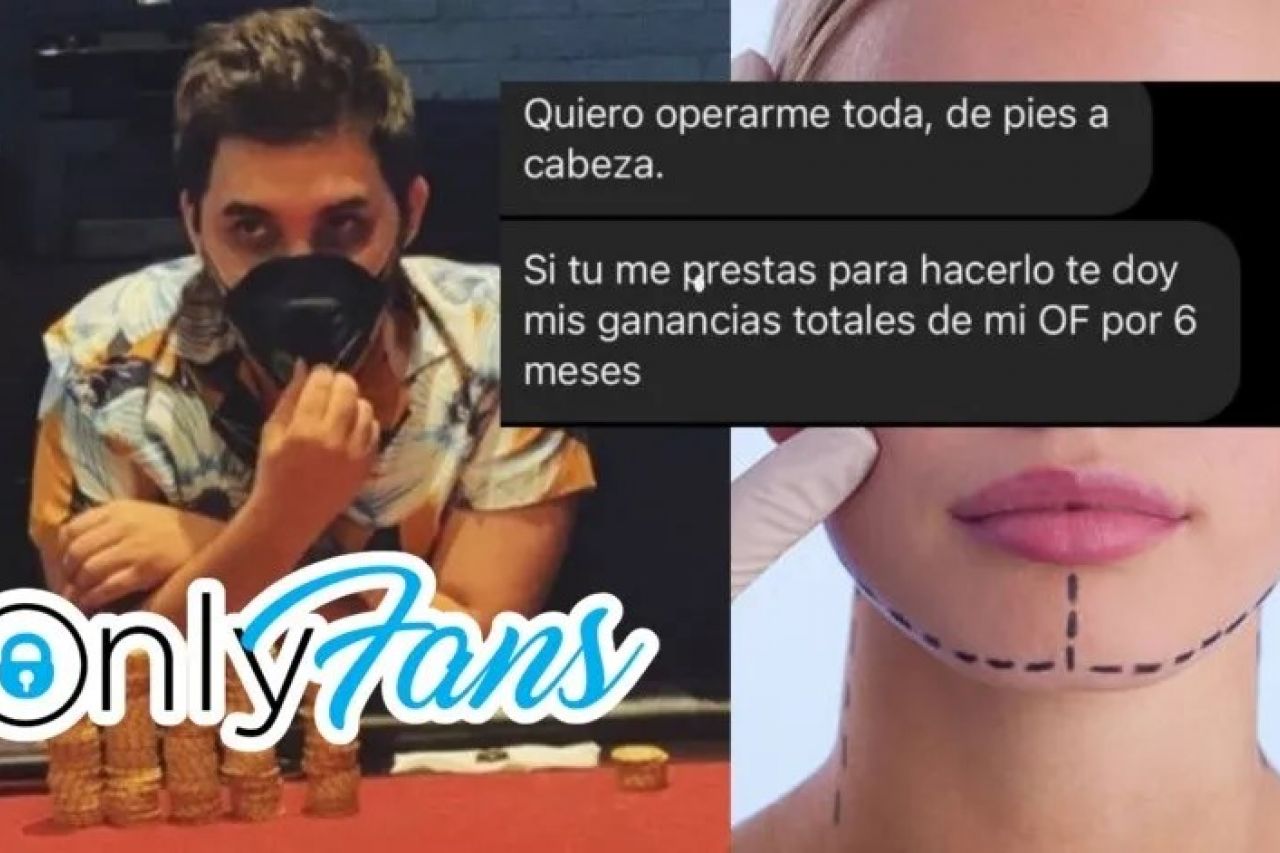 Le piden dinero para operarse a cambio de ganancias de OnlyFans