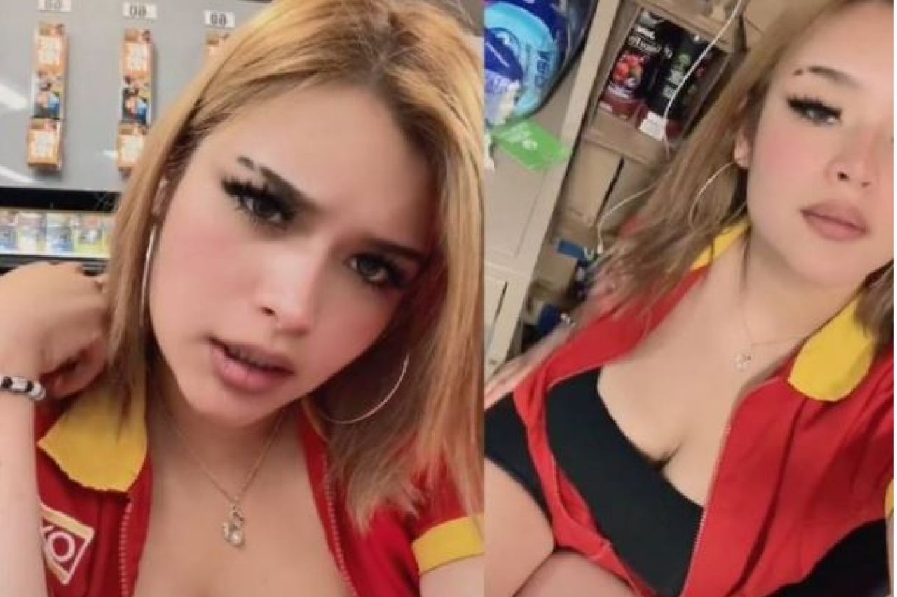 Chica del Oxxo censurada por sus candentes videos