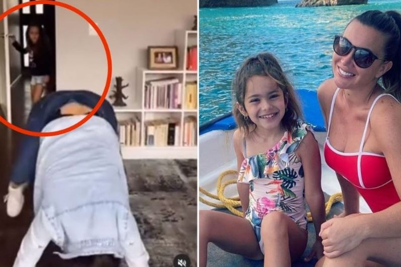 Video: Mariazel espanta a su hija por perrear hasta el suelo