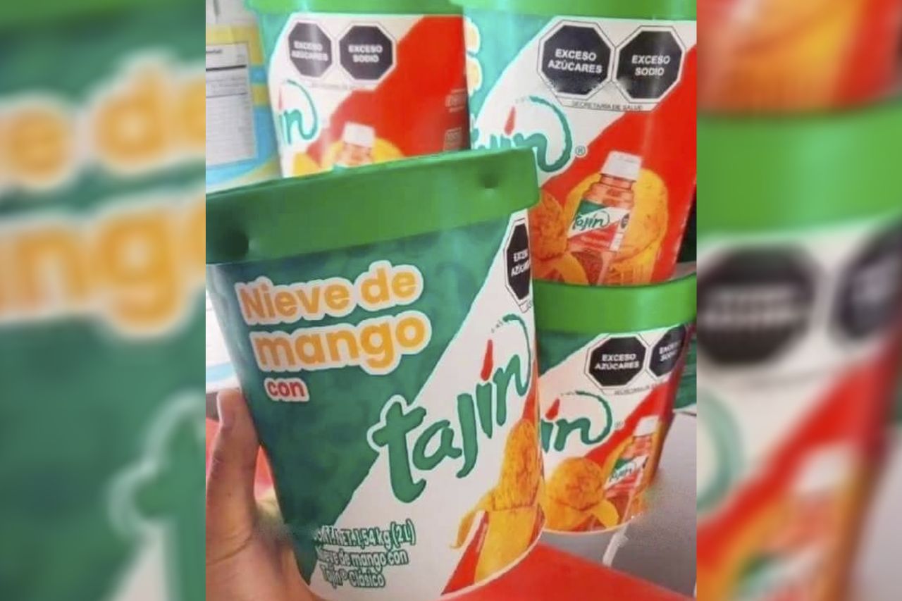 ¿Nieve de mango con chilito Tajín? Imagen se viraliza en redes
