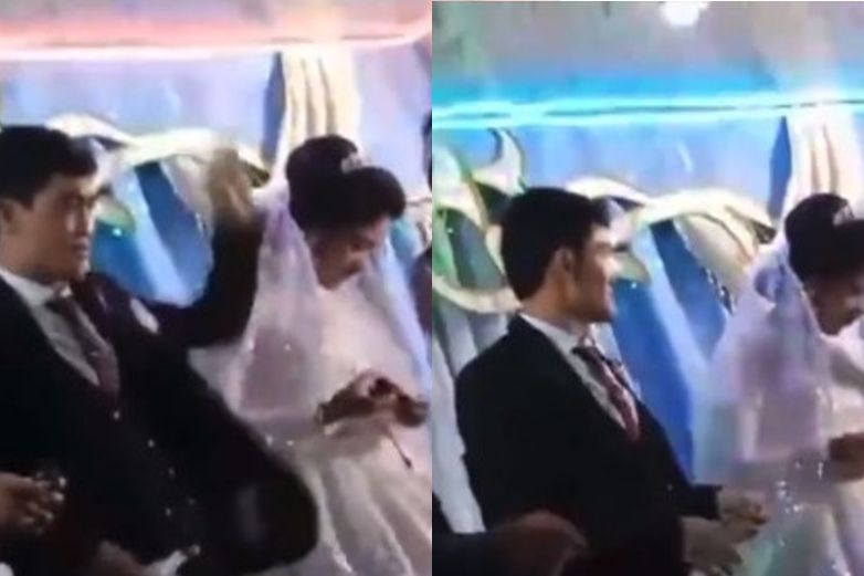 Video: Golpea a su mujer el día de su boda por ganarle en un juego