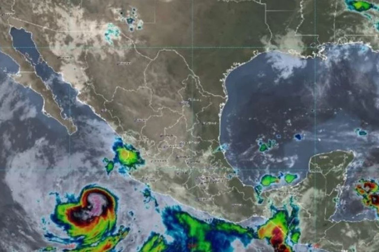 Huracán Blas mantendrá lluvias en territorio nacional