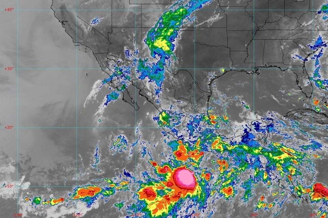 Recupera fuerzas tormenta Celia en costas de México
