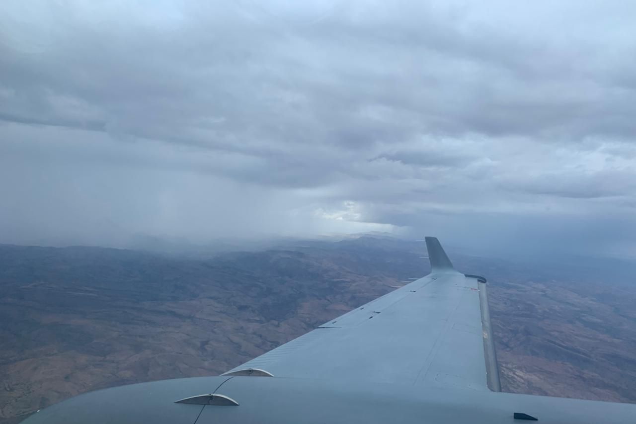 Bombardean nubes de Chihuahua para estimular lluvias