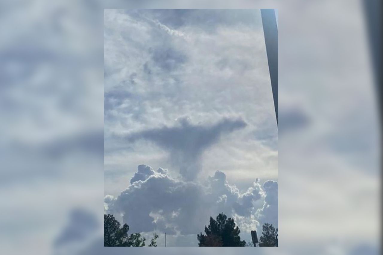 ¿Señal del cielo?: Nube causa furor en El Paso