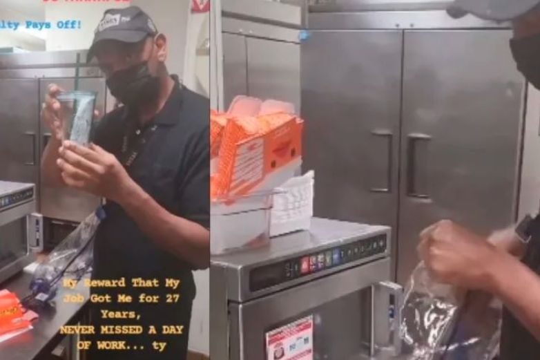 Trabajó 27 años en un ‘Burger King’ y recibe indignante regalo de despedida