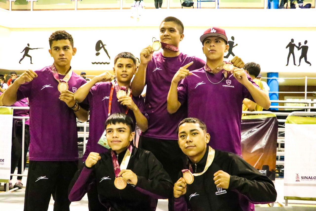 Cierra Chihuahua con 6 medallas en boxeo en juegos Nacionales Conade 2022