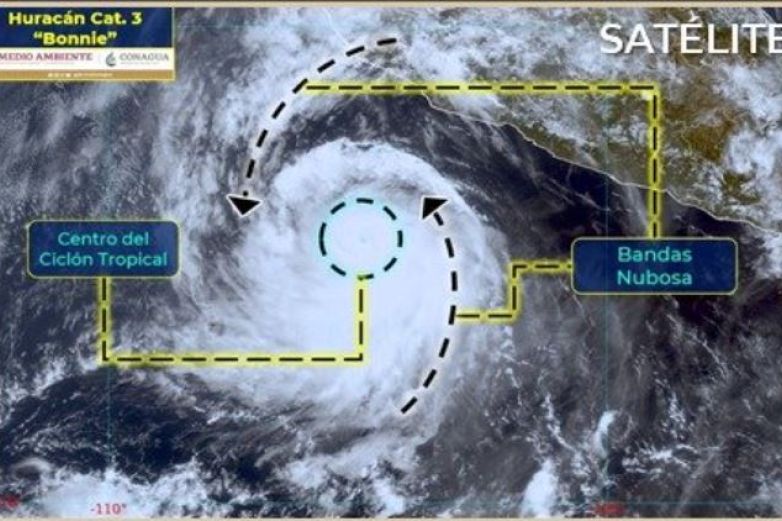 Huracán Bonnie Se Intensifica Es Categoría 3 