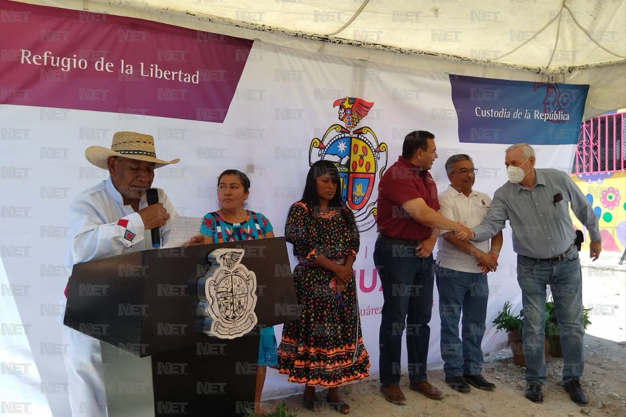 Entrega Pérez Cuéllar centro comunitario a pueblos originarios