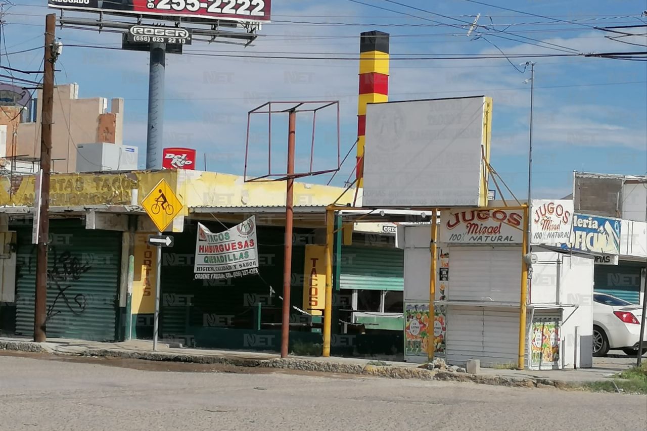 Negocios de Juárez continúan cerrados