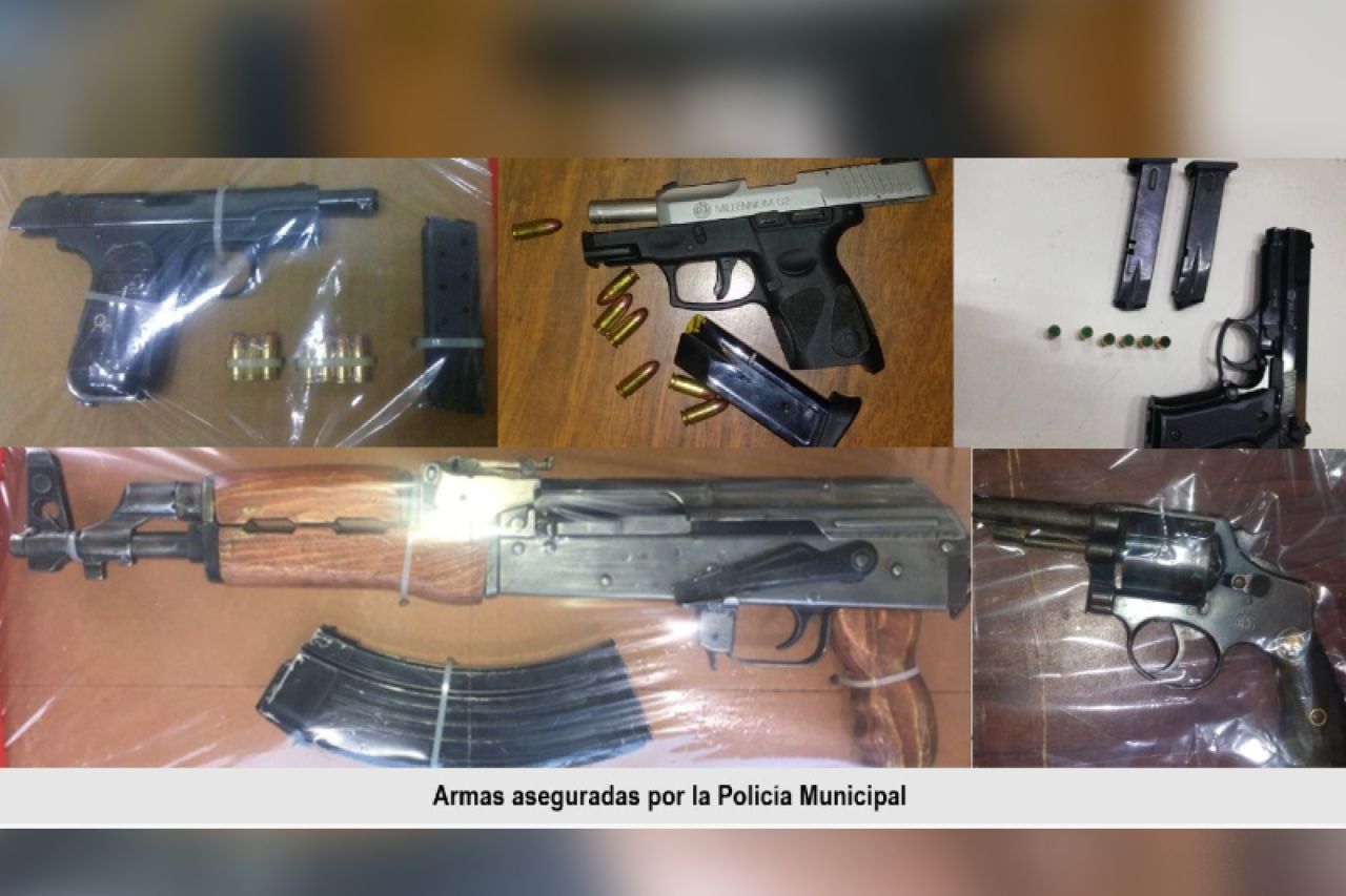 Decomisan 129 armas en la ciudad de Chihuahua