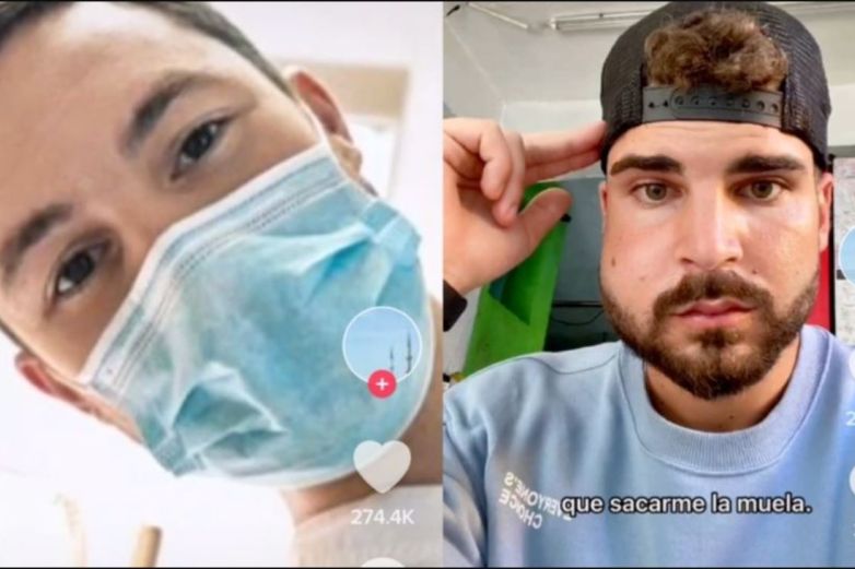 Influencer español queda deforme tras visitar dentista en México 
