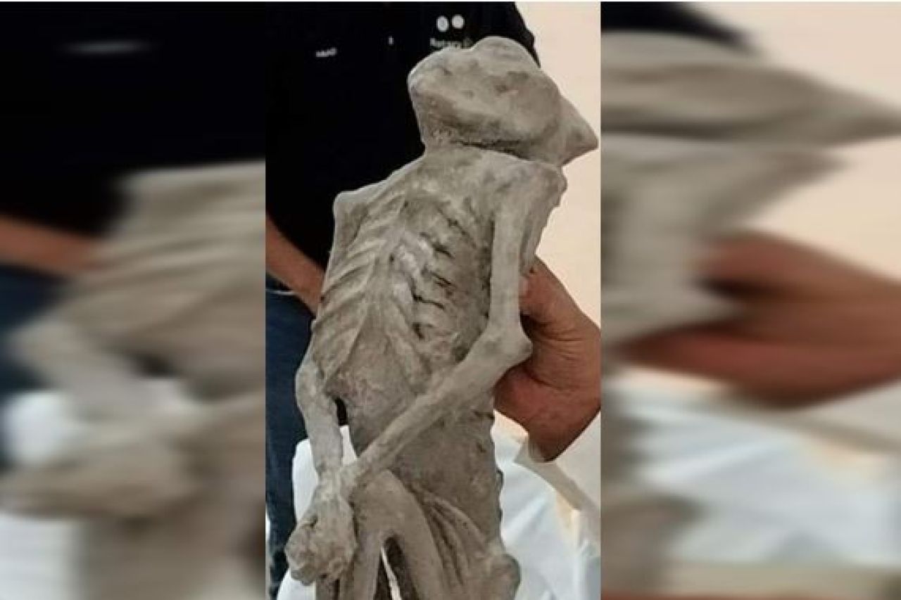 Aparece supuesta momia extraterrestre en Guerrero