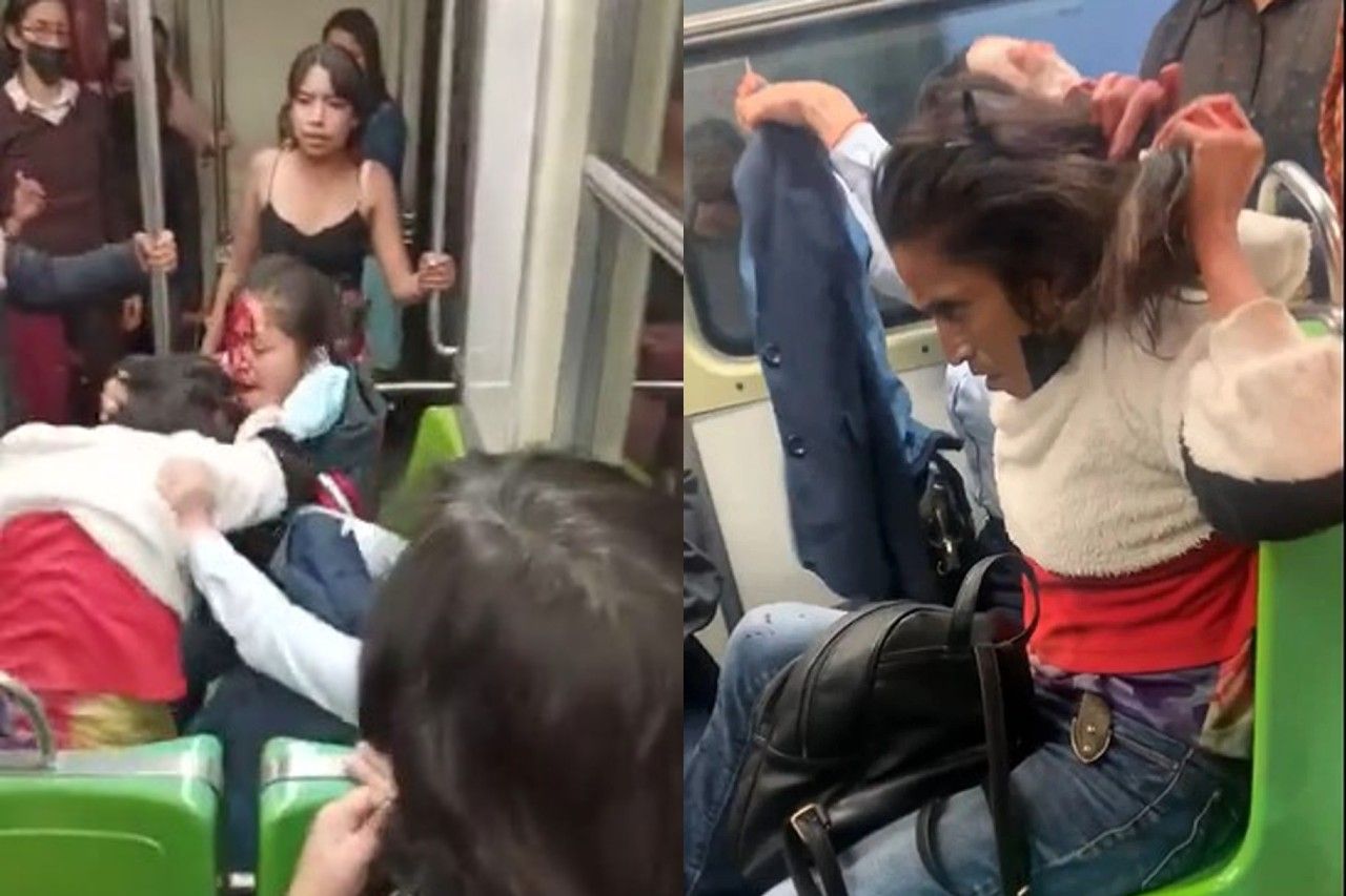 Video Mujeres Terminan Ensangrentadas Y Desgre Adas En El Metro De La Cdmx