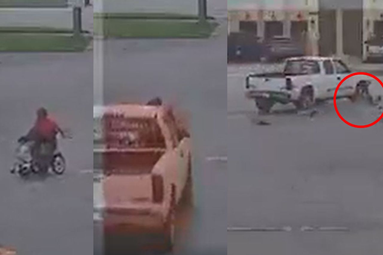 Video: Menor atropella a hombre en silla de ruedas a propósito