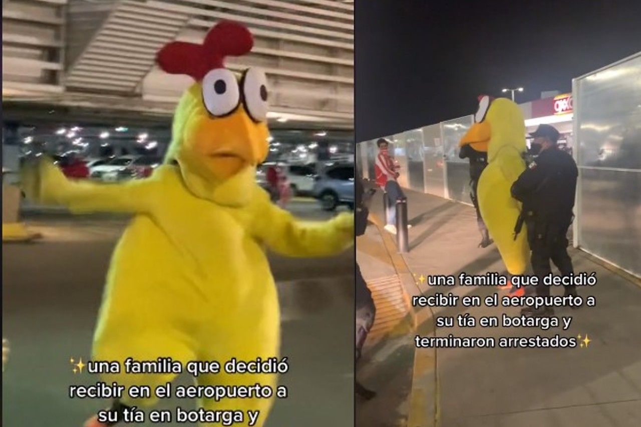 Video: Arrestan a pollo en aeropuerto de Guadalajara