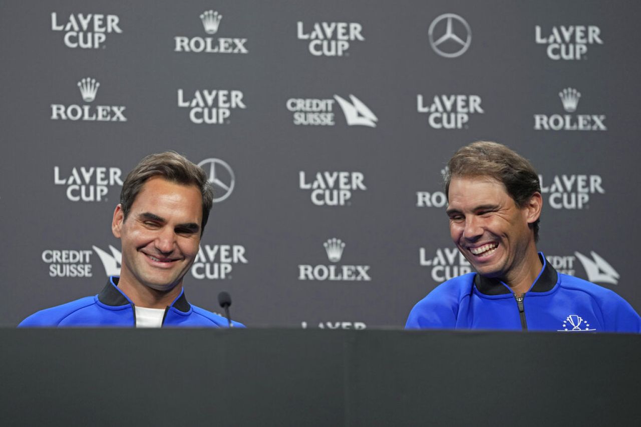 Federer y Nadal jugarán juntos los dobles de la Copa Laver