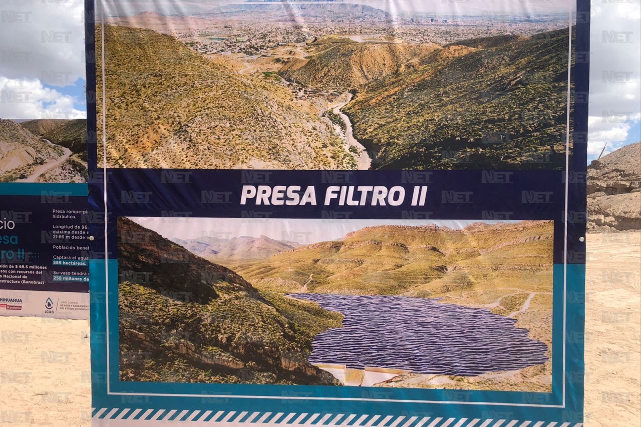 Inicia construcción de la presa Filtro II