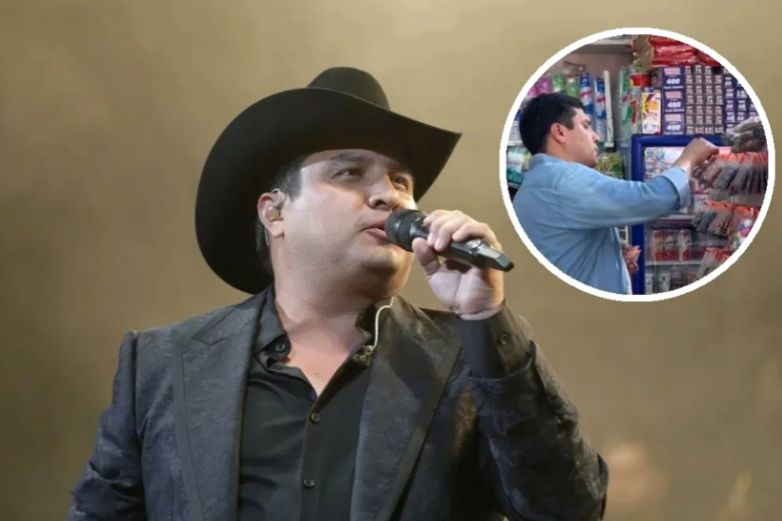 ¡Humilde, mi chiquito! Captan a Julión Álvarez vendiendo en tiendita 