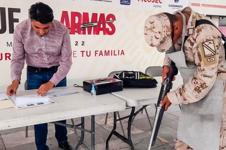 Reactivan campaña de canje de armas en Juárez