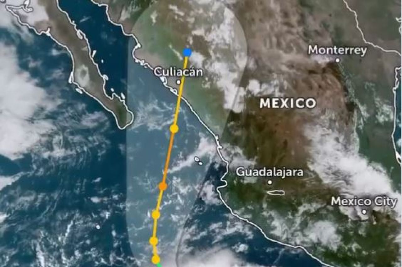Tormenta tropical Orlene amenaza a México