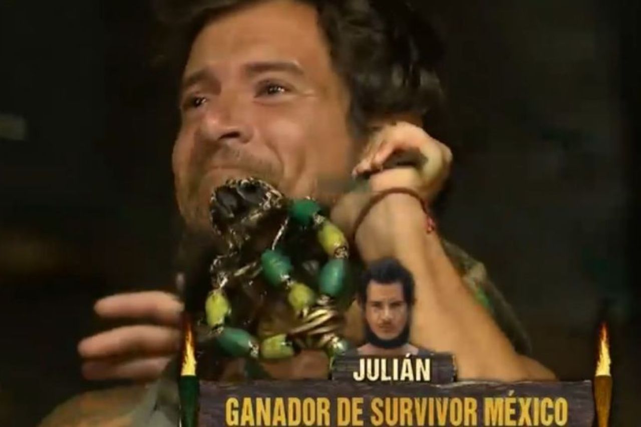 Julián se convierte en el ganador de 'Survivor México'