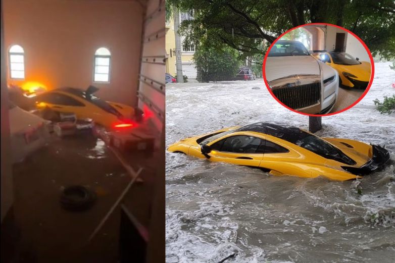 Video: Adiós marinero; huracán Ian se lleva McLaren de 26 millones 