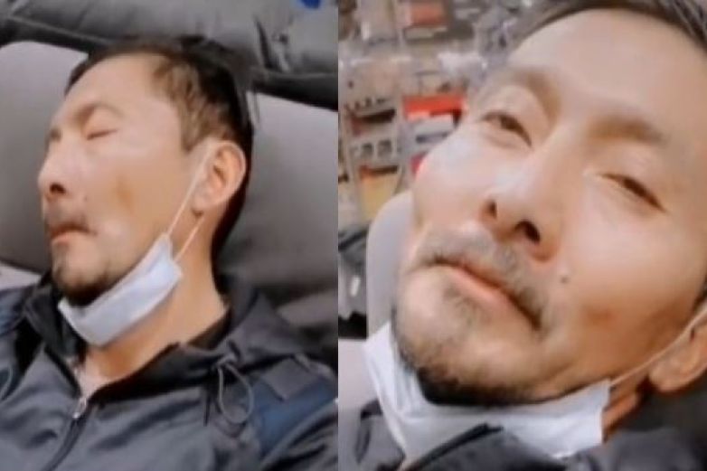 Video: Se queda dormido en sillón del súper y piensan que está muerto