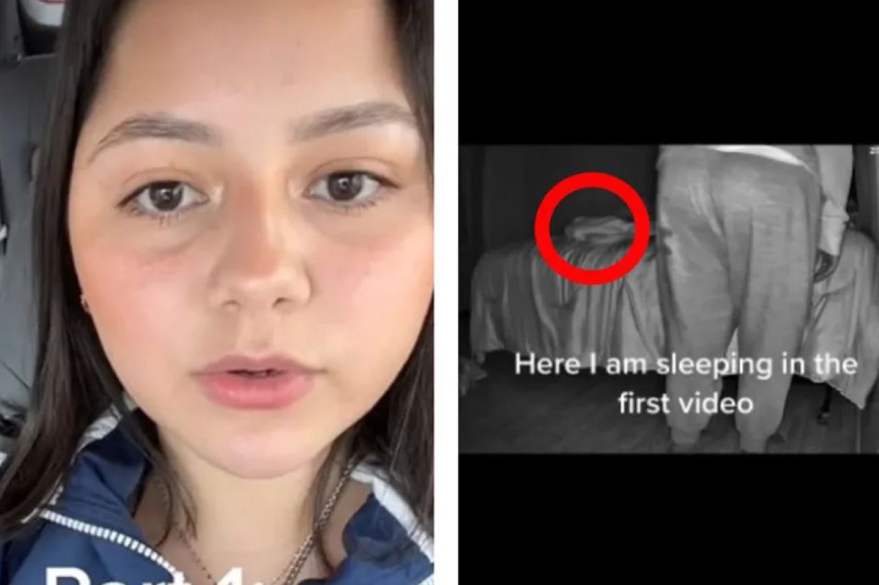 Video: ¡Aterrador! Se graba dormida y descubre el acoso de su suegra