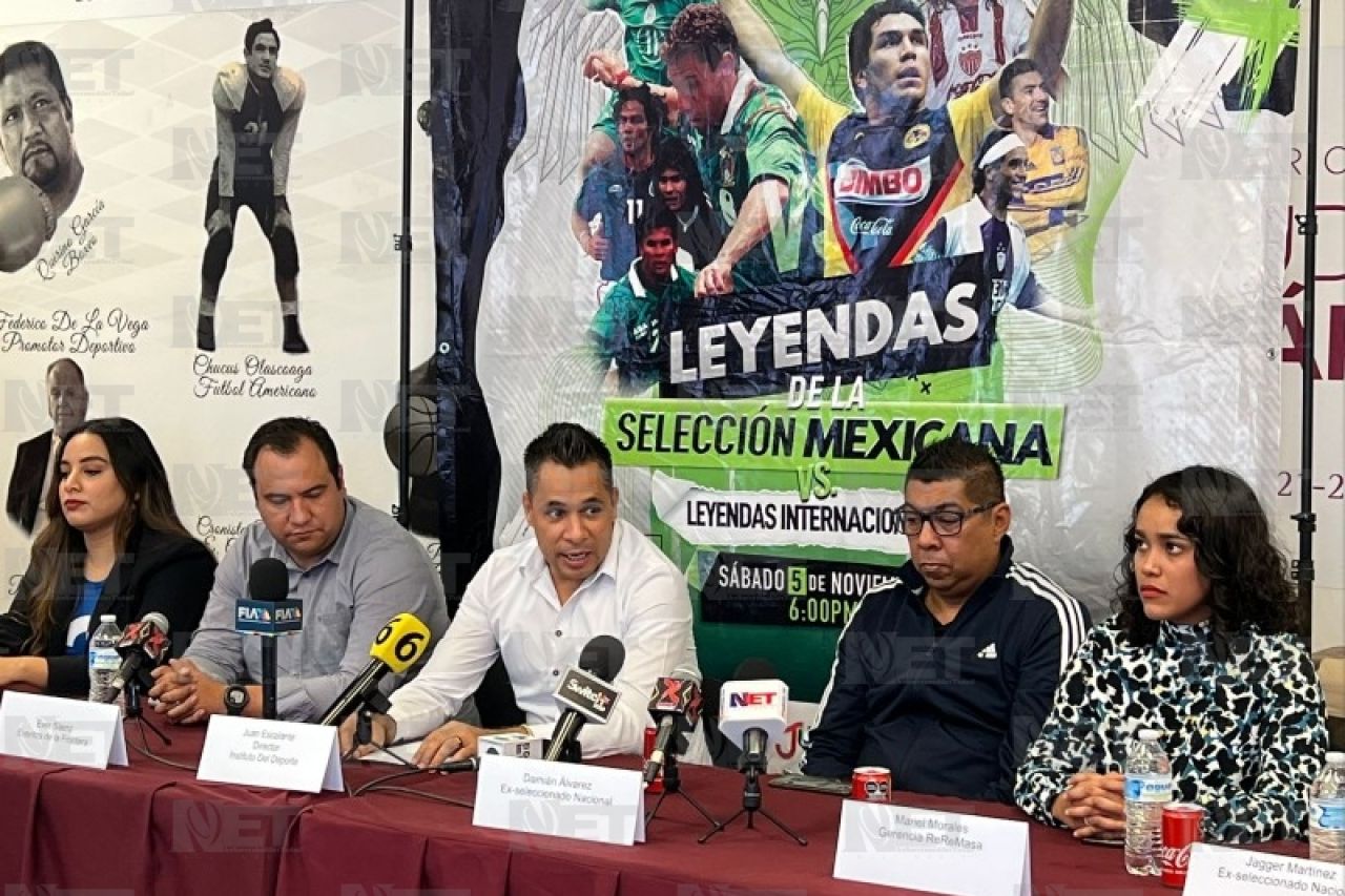 Leyendas de la Selección Mexicana e Internacionales estarán en Juárez