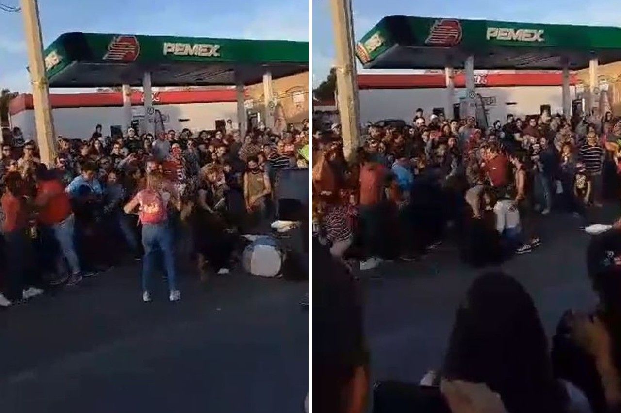 Video: Así inició la riña durante el evento de Día de Muertos