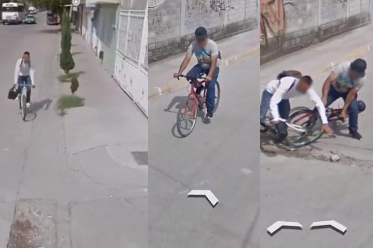 Video: ’ Historias de amor’, choque de bicicletas en Street View se