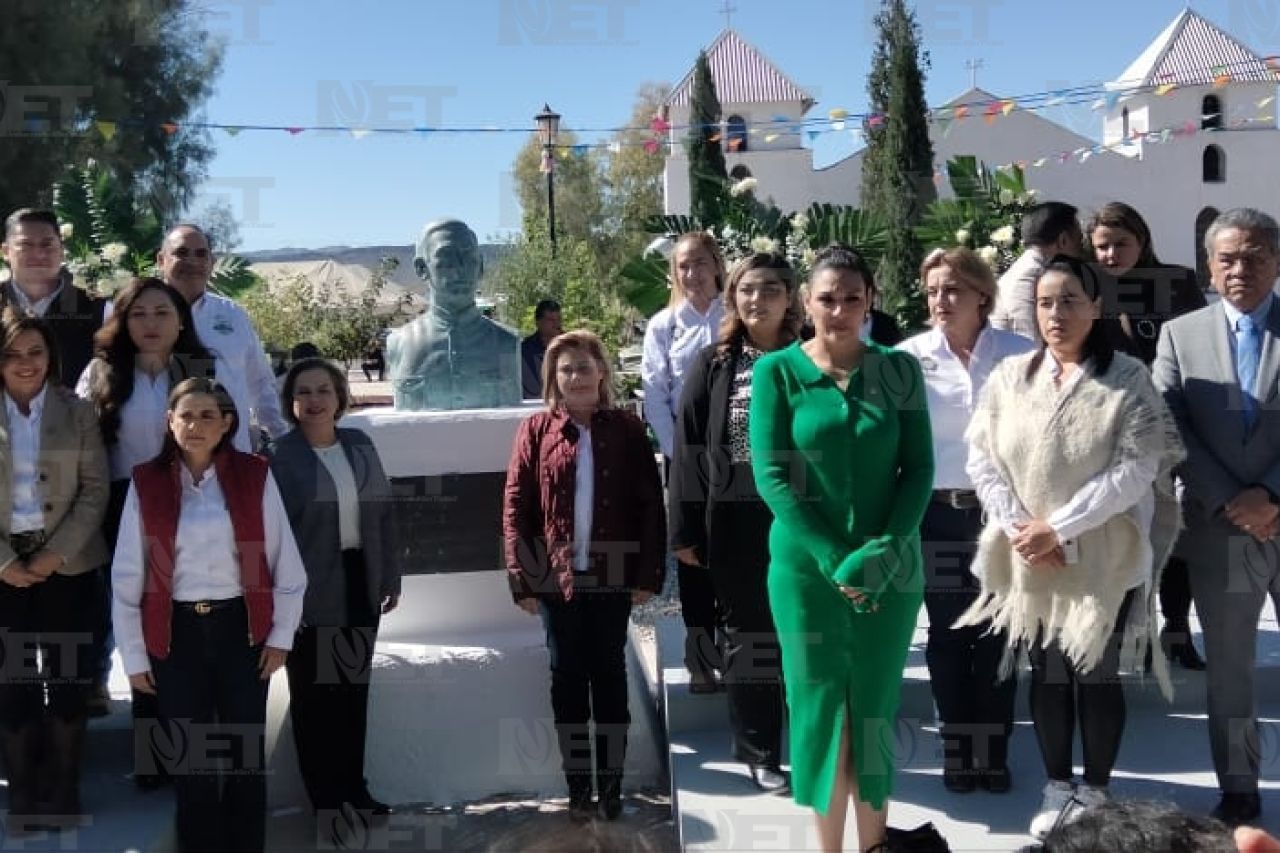 Conmemoran inicio de la Revolución en busto de Toribio Ortega 