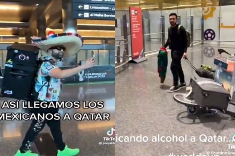 Mexicanos llegan a Qatar con ¡Gigantes bocinas!