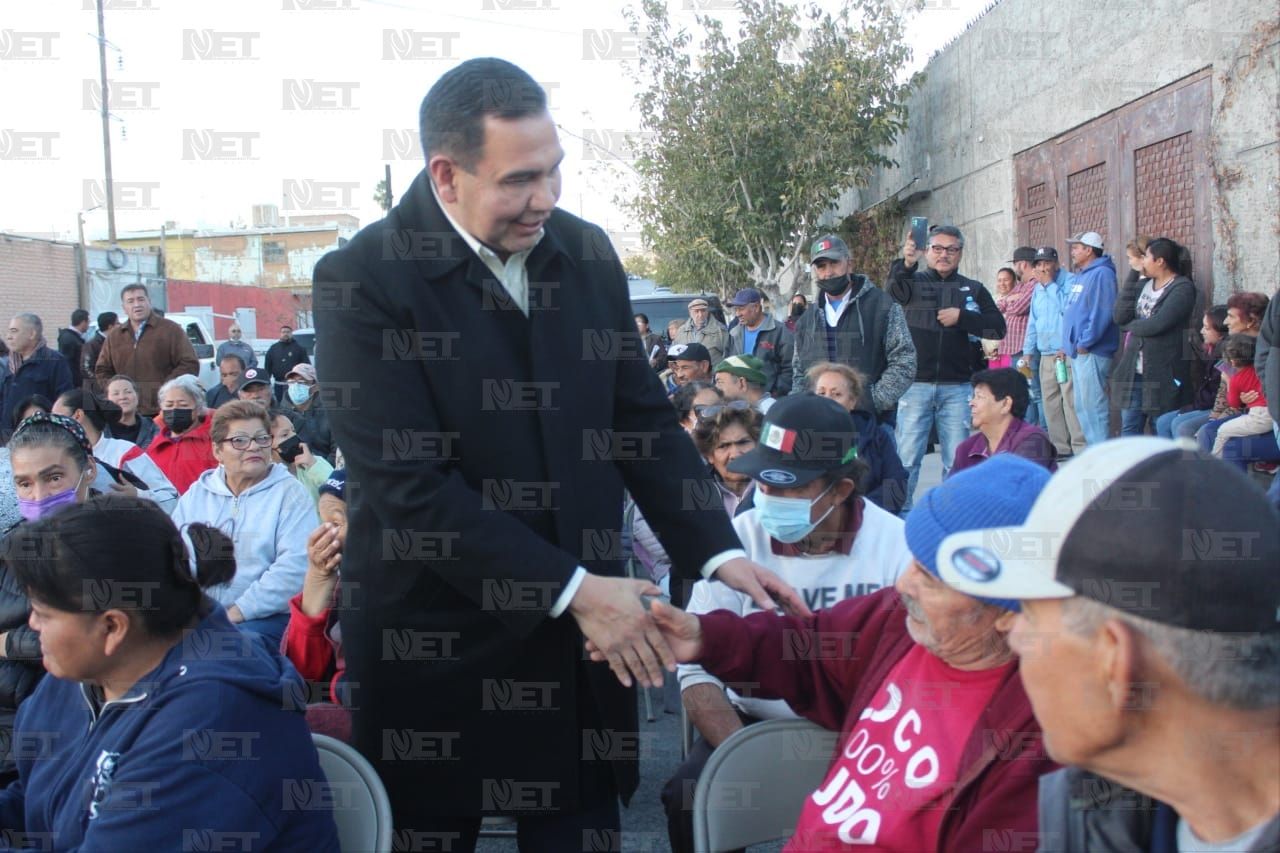 Entrega alcalde obra del presupuesto participativo en la Anáhuac