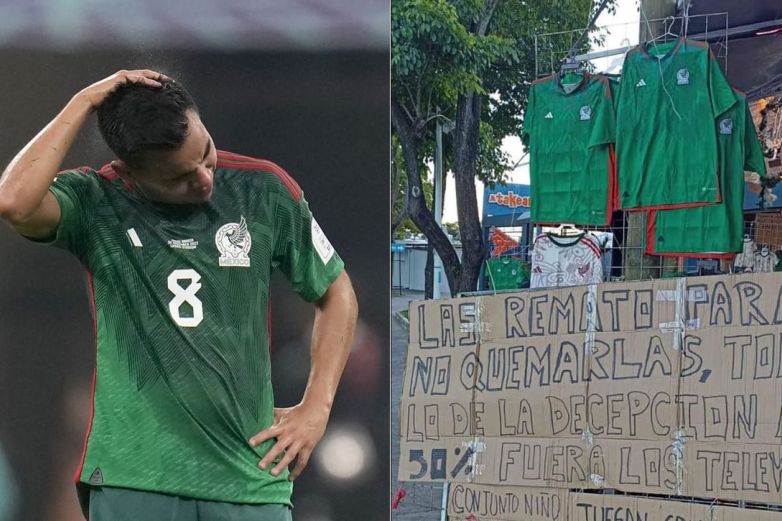 'Remato para no quemarlas', ofertan playeras de la Selección Mexicana 